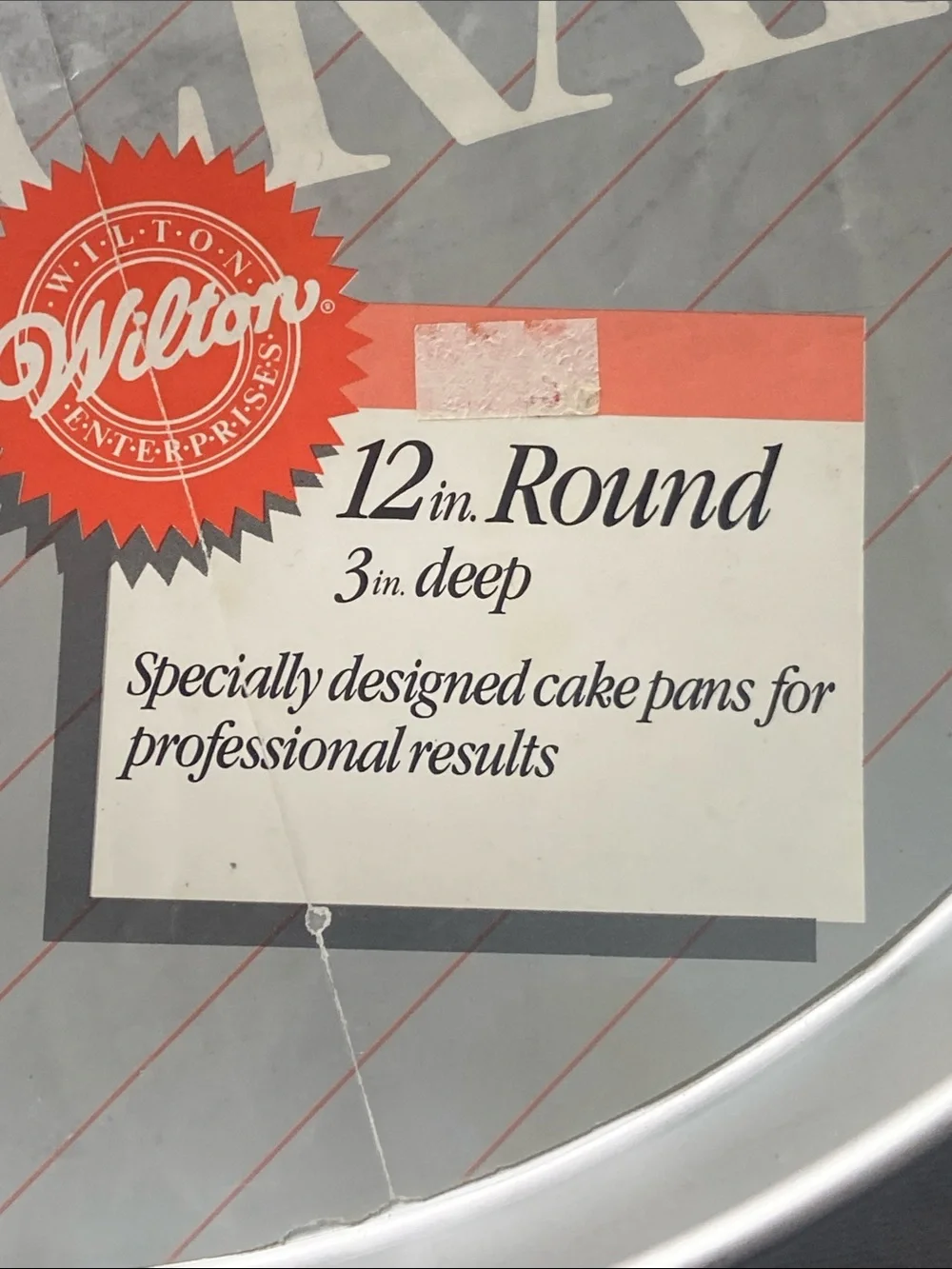 Wilton 3 Round Cake Pans 10” 12” & 14” wedding cake set
